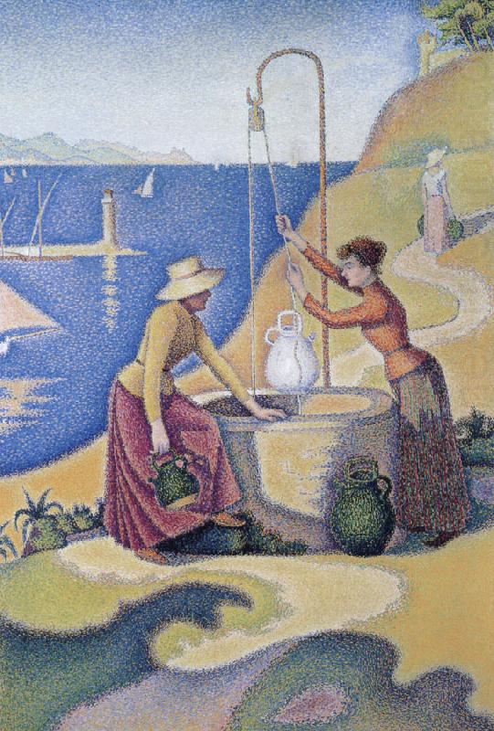 women at the well opus, Paul Signac